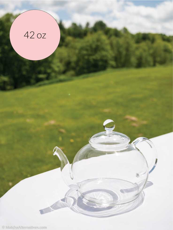 Quintessential Glass Teapot 42 oz - Matcha Alternatives